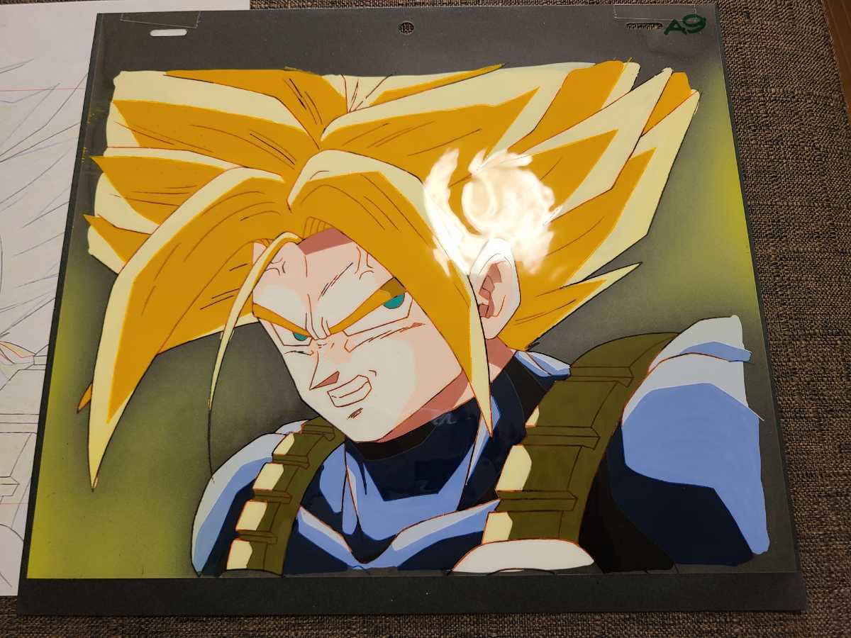 希少・当時物アニメドラゴンボールZで使用されたトランクス 直筆セル画