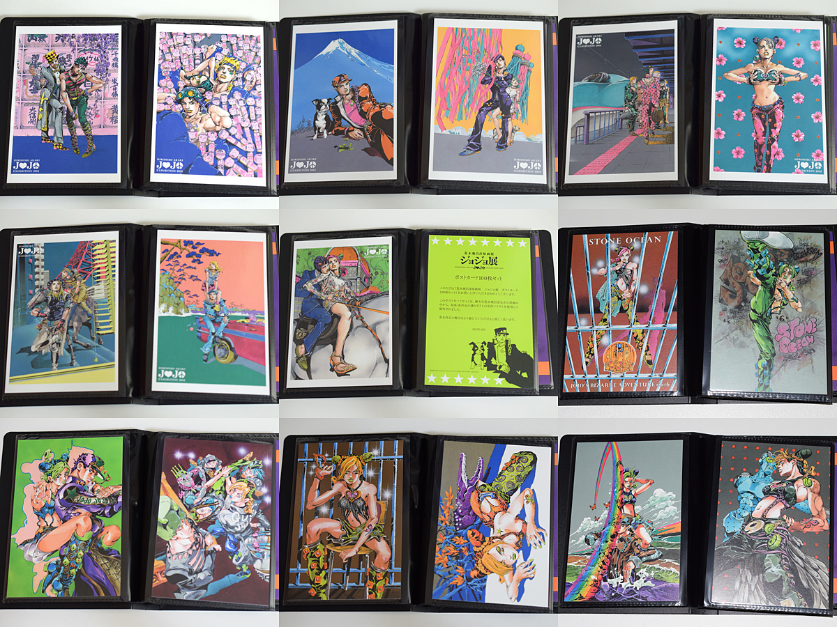 ジョジョの奇妙な冒険ジョジョ展ポストカード100種＋特典5種セット未開封品