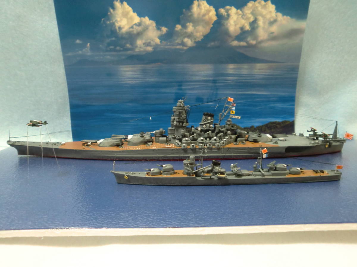 タミヤ 1/700 大和模型 塗料セット付き(希望価格のコメントお願いし