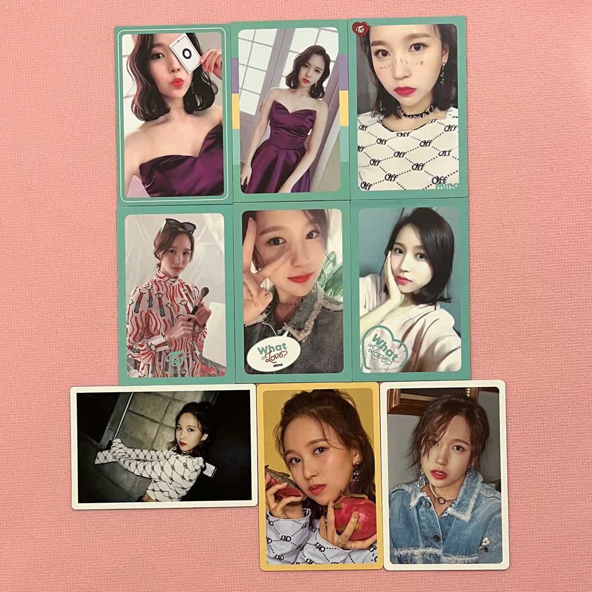 TWICE ミナ トレカ 9枚セット What is Love｜Yahoo!フリマ（旧PayPay