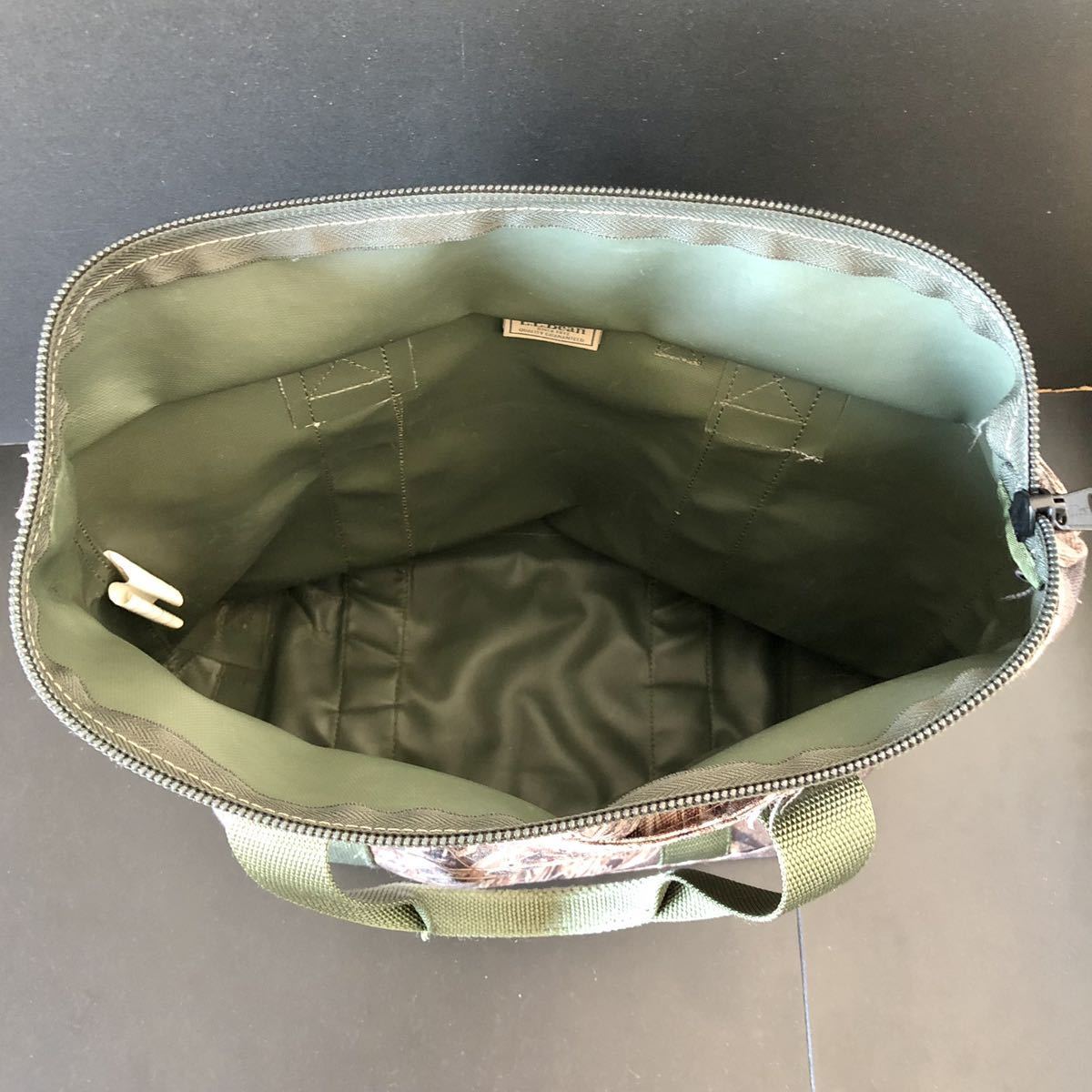 廃盤 貴重 L L Bean リアルツリーカモ トートバッグ ボートバッグ ZIP