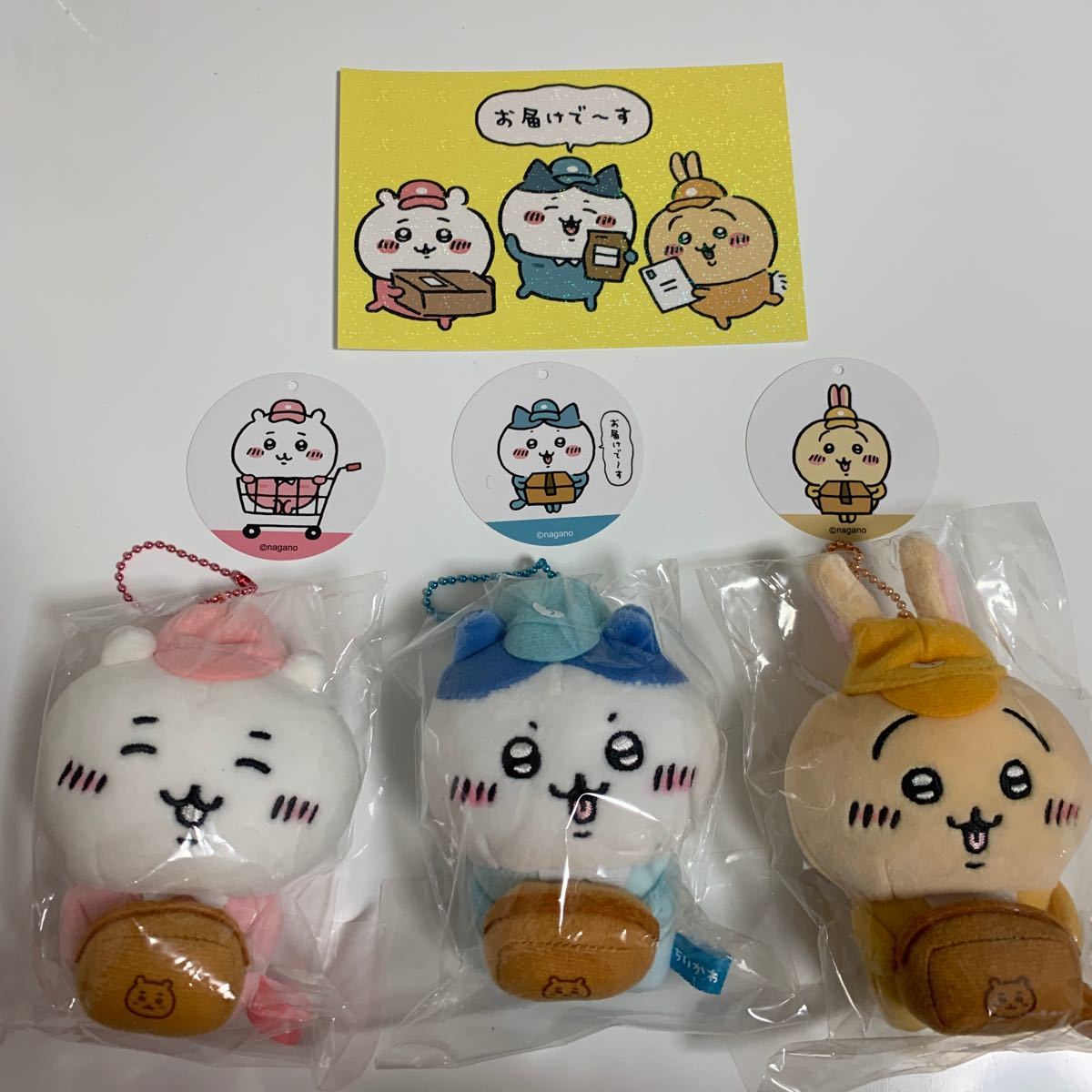 ハチワレ 働くスタッフさん マスコット ちいかわマーケット ちいかわ