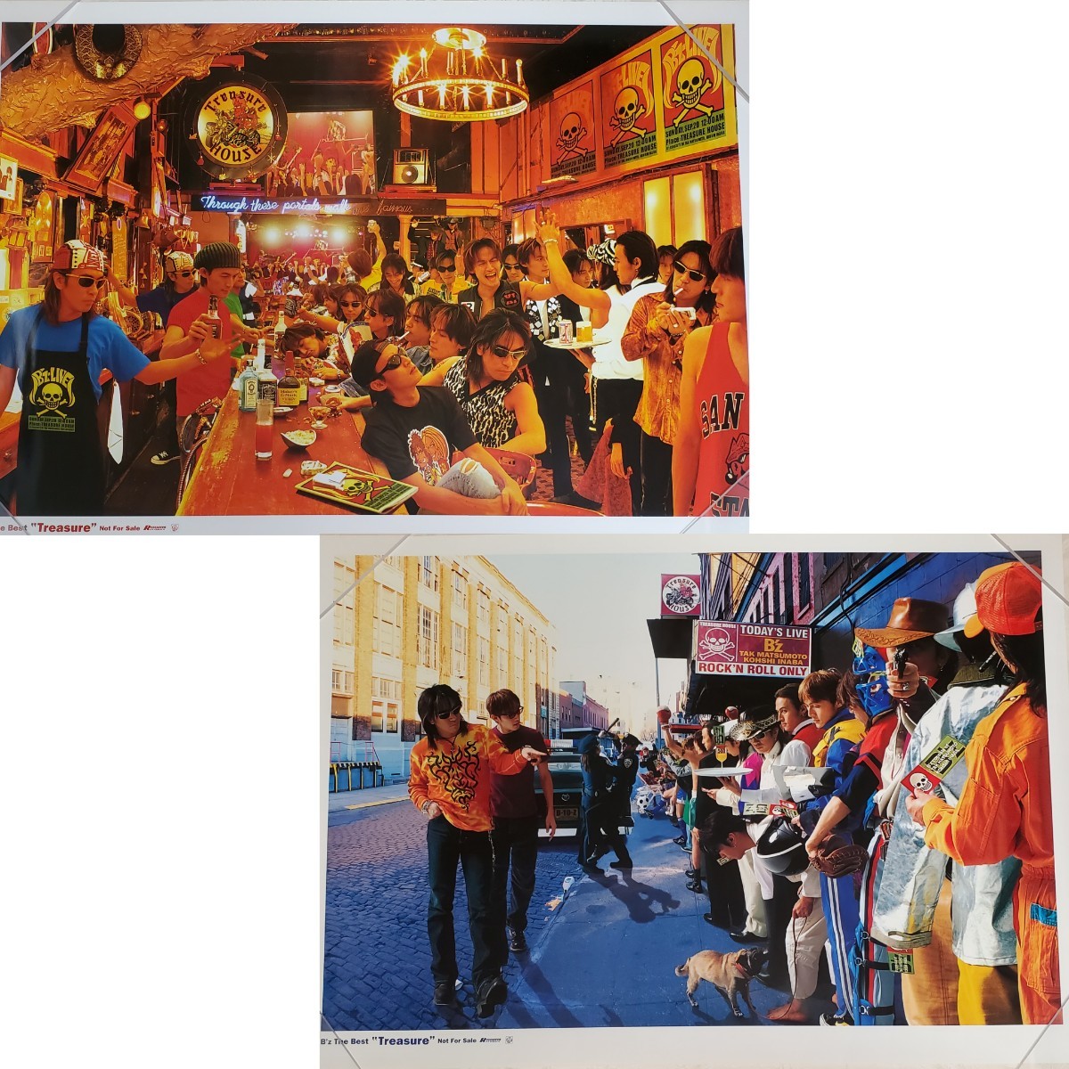 B'z The Best「Treasure」予約特典ポスター2種セット 非売品 稲葉浩志