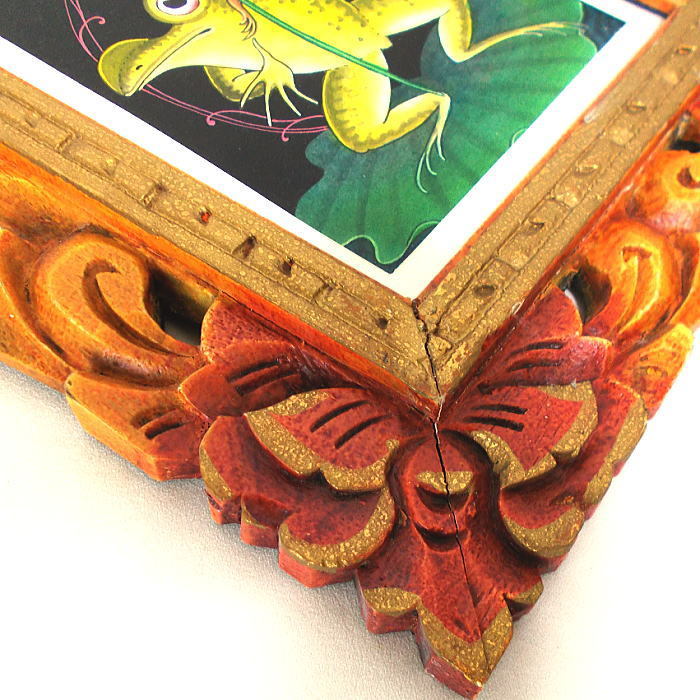 インドネシア・バリ島の絵画 カエル蛙 手描き｜Yahoo!フリマ（旧PayPay