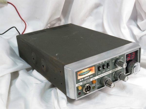 日本電業 SA-280DX AM/SSB 80CH 名機CB無線機 当時もの 美