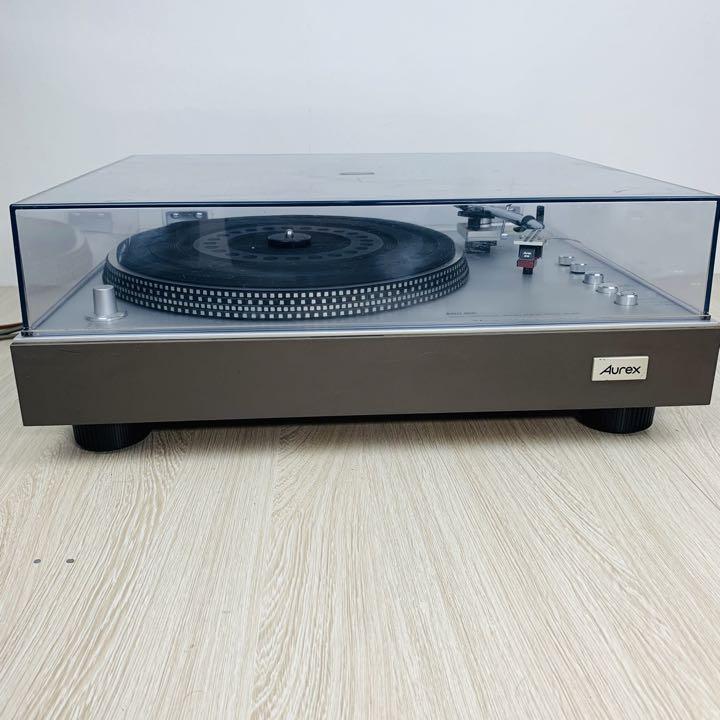 整備品 レトロ Aurex ターンテーブル SR-355 カートリッジ付き｜Yahoo