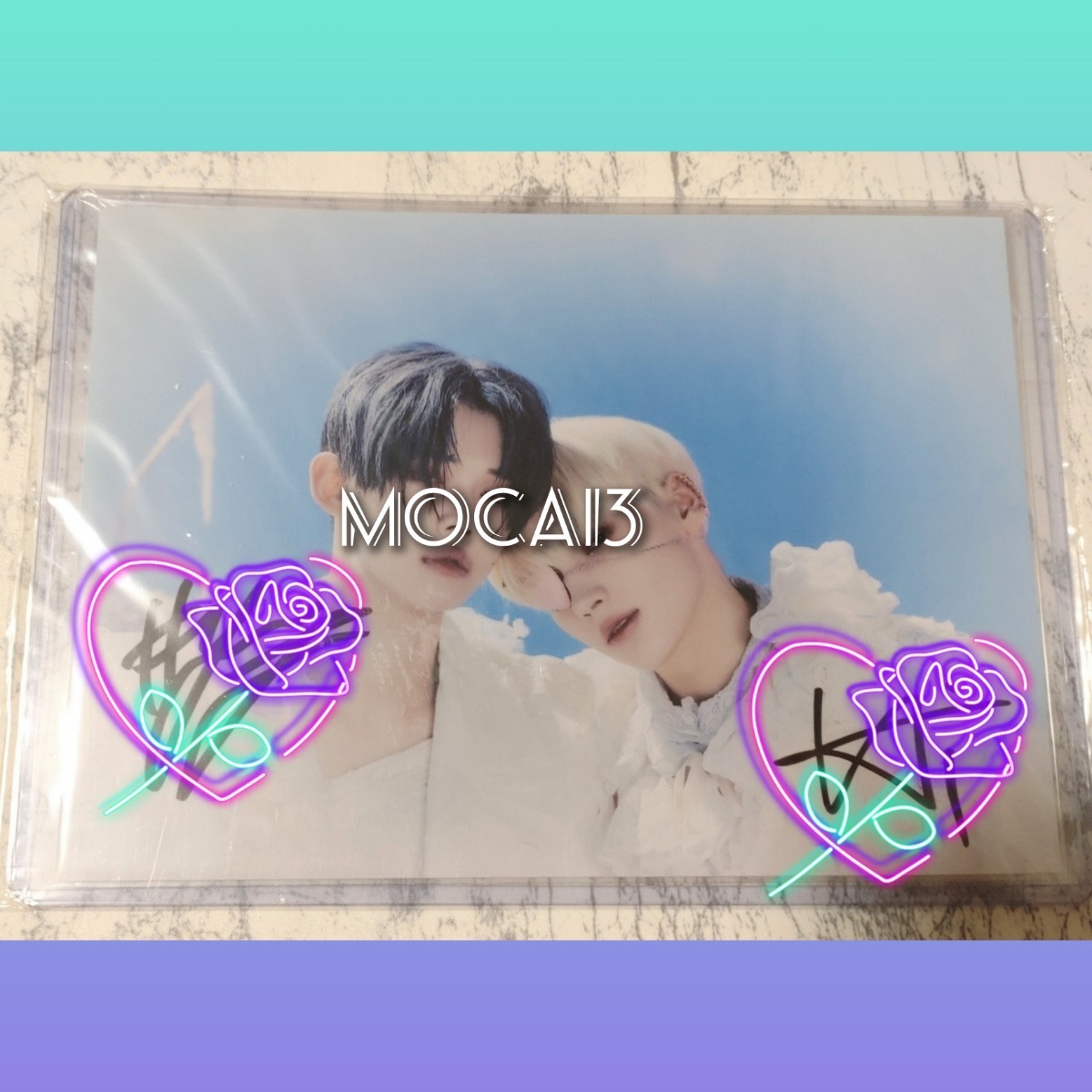 TXT LINE MUSIC 直筆サイン ボムギュ スビン テヒョン TXT 直筆サイン