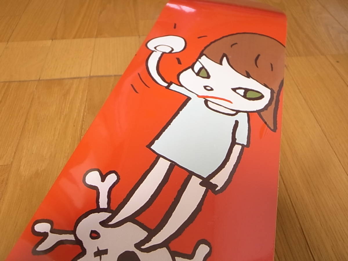 奈良美智 MoMA スケートボード 赤白2枚セット 付属カード・金具・元箱