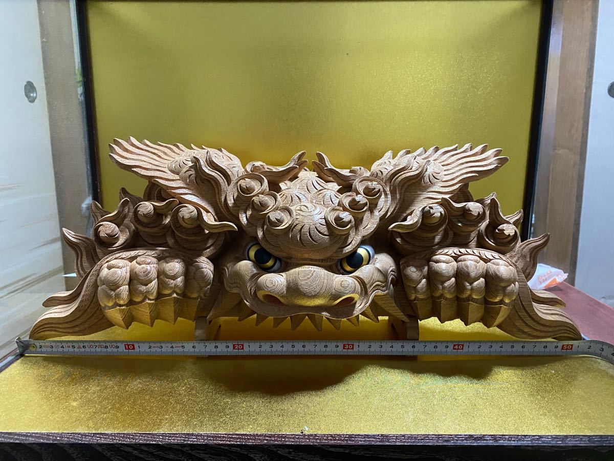 だんじり ミニ獅子噛 だんじり 獅噛み 獅噛み表札 | 株式会社木彫前田工房