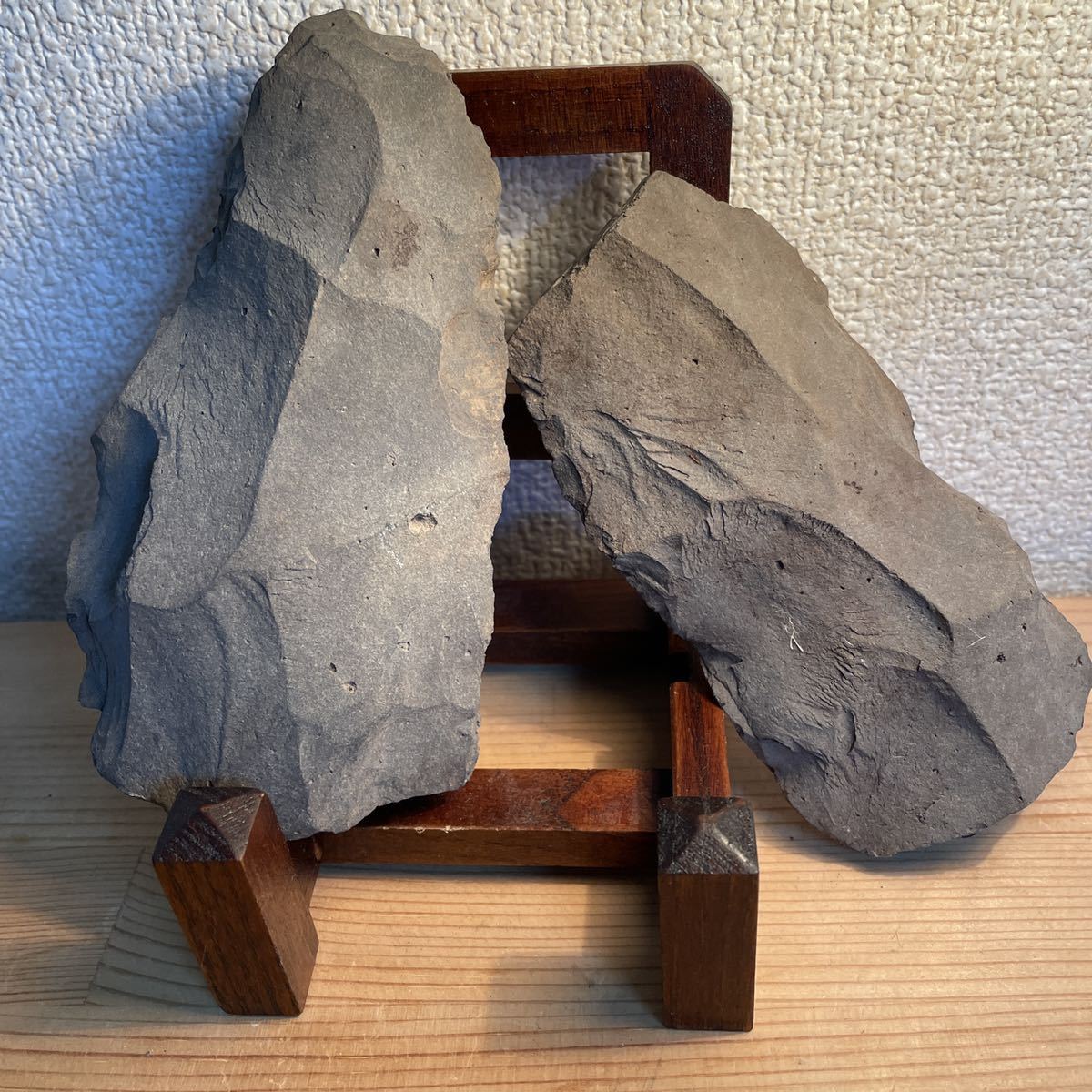 握り鎚 出土石器 旧石器時代 縄文時代 サヌカイト 184