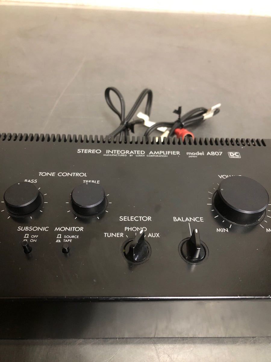 Yahoo!オークション - LUXKIT A807 プリメインアンプ ラックスマン