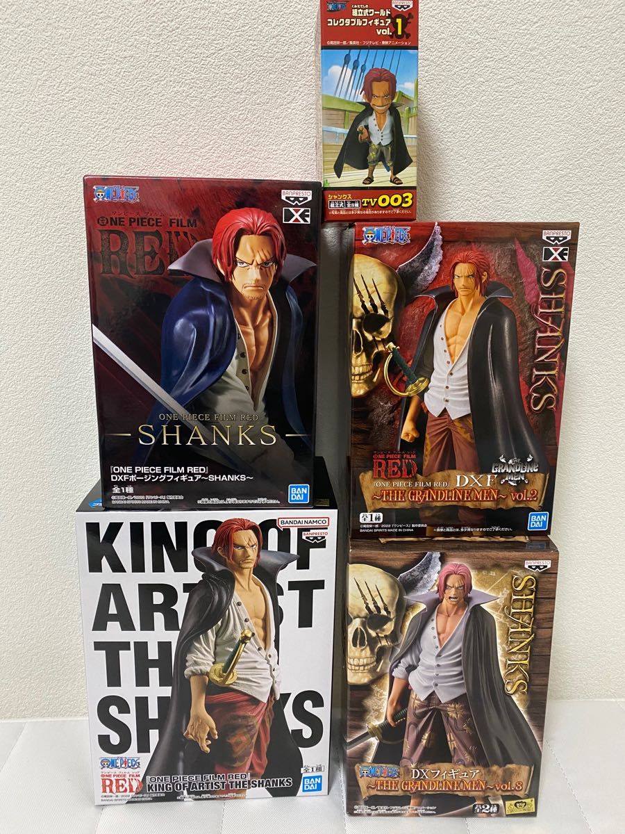 ONE PIECE FILM RED DXF &ワーコレ フィギュア 10種 ワンピース ONE