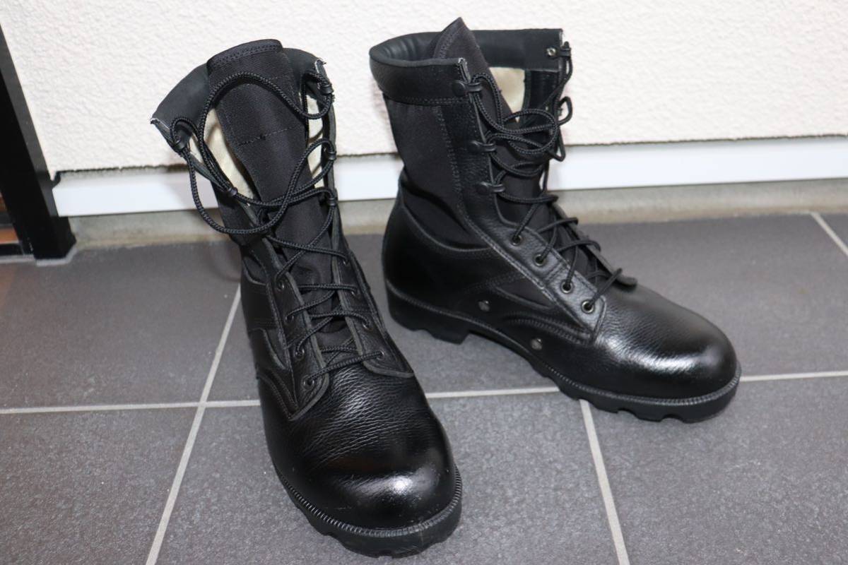 MIDORI ブラック ミリタリーブーツ 25 EEE