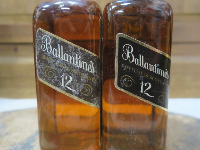 超希少 古酒 未開栓 バランタイン 12年 赤青紋章 旧ボトル ベリー