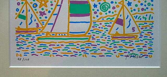 Yahoo!オークション - ハルオ宮内 シルクスクリーン版画