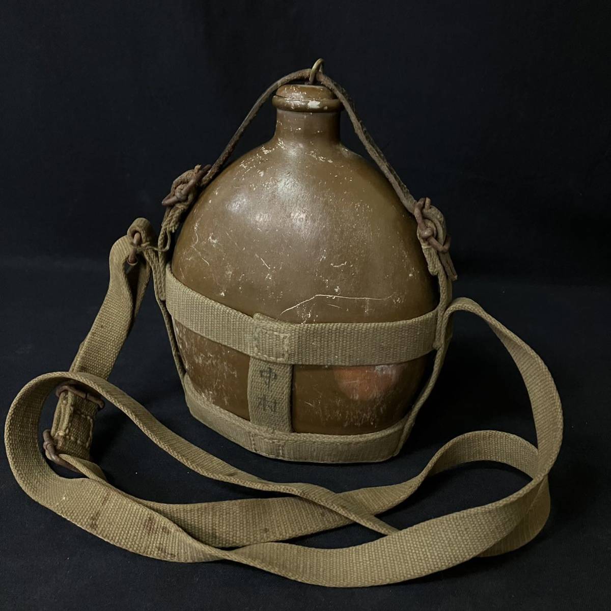 旧日本軍水筒(送料込み) 日本陸軍将校用水筒・復刻品 | 義烈