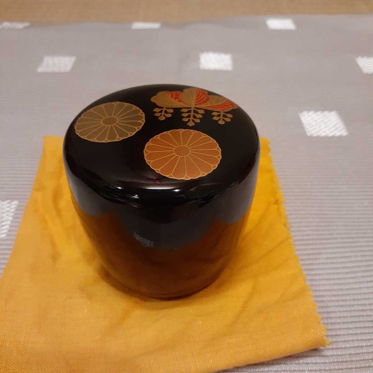 棗 蒔絵 高台寺蒔絵 菊桐 約6 8cm×6 5cm 共箱｜Yahoo!フリマ（旧PayPay