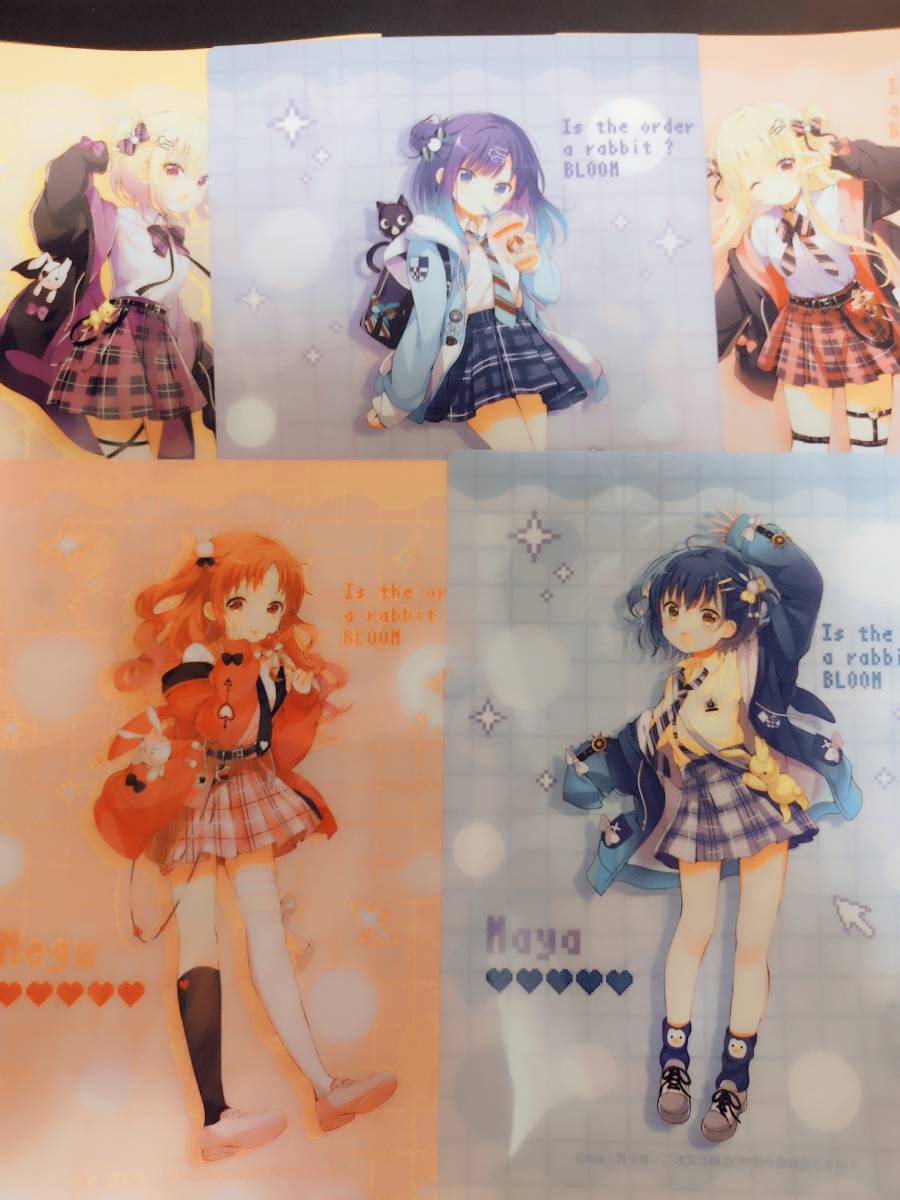 ご注文はうさぎですか ブラインドクリアファイル So cute girls 10種