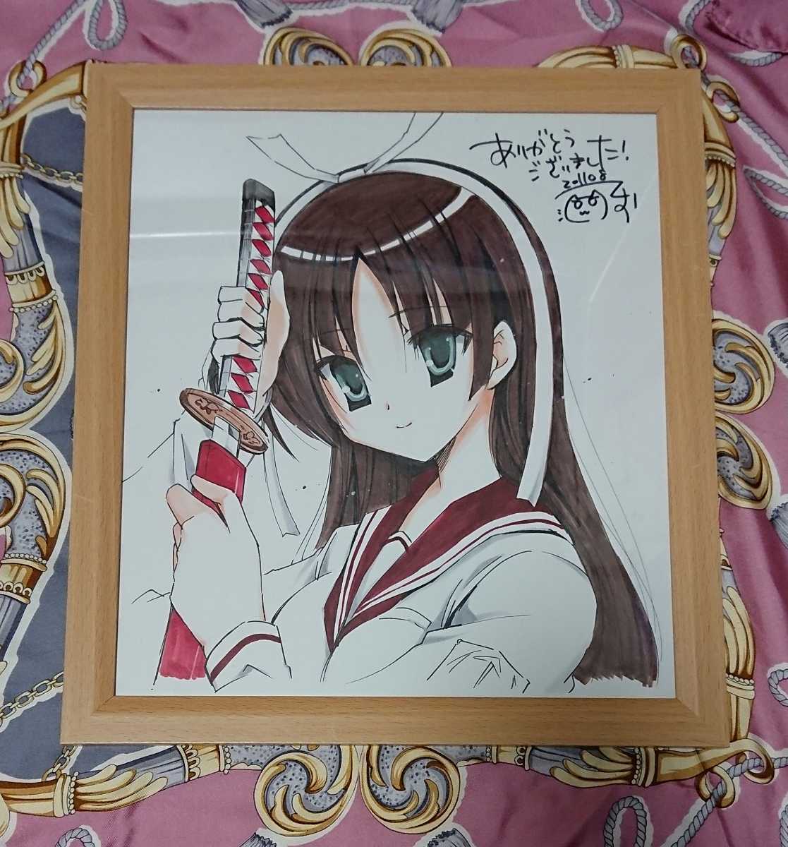 緋弾のアリアAA 複製サイン色紙 緋弾のアリアAA 複製サイン色紙 【