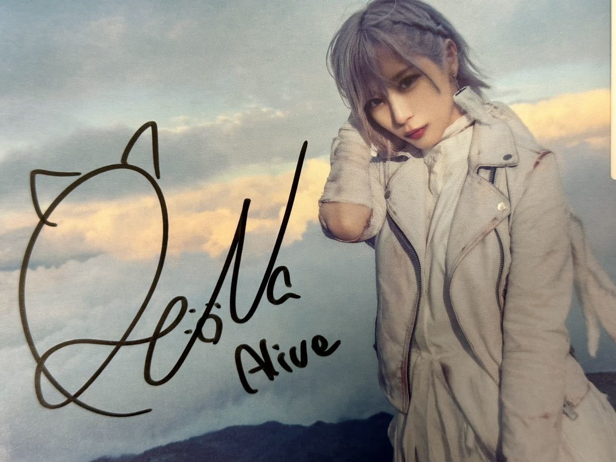 ReoNa 発売日当日の日付入り‼️直筆サイン入りポスター「Null」 ReoNa