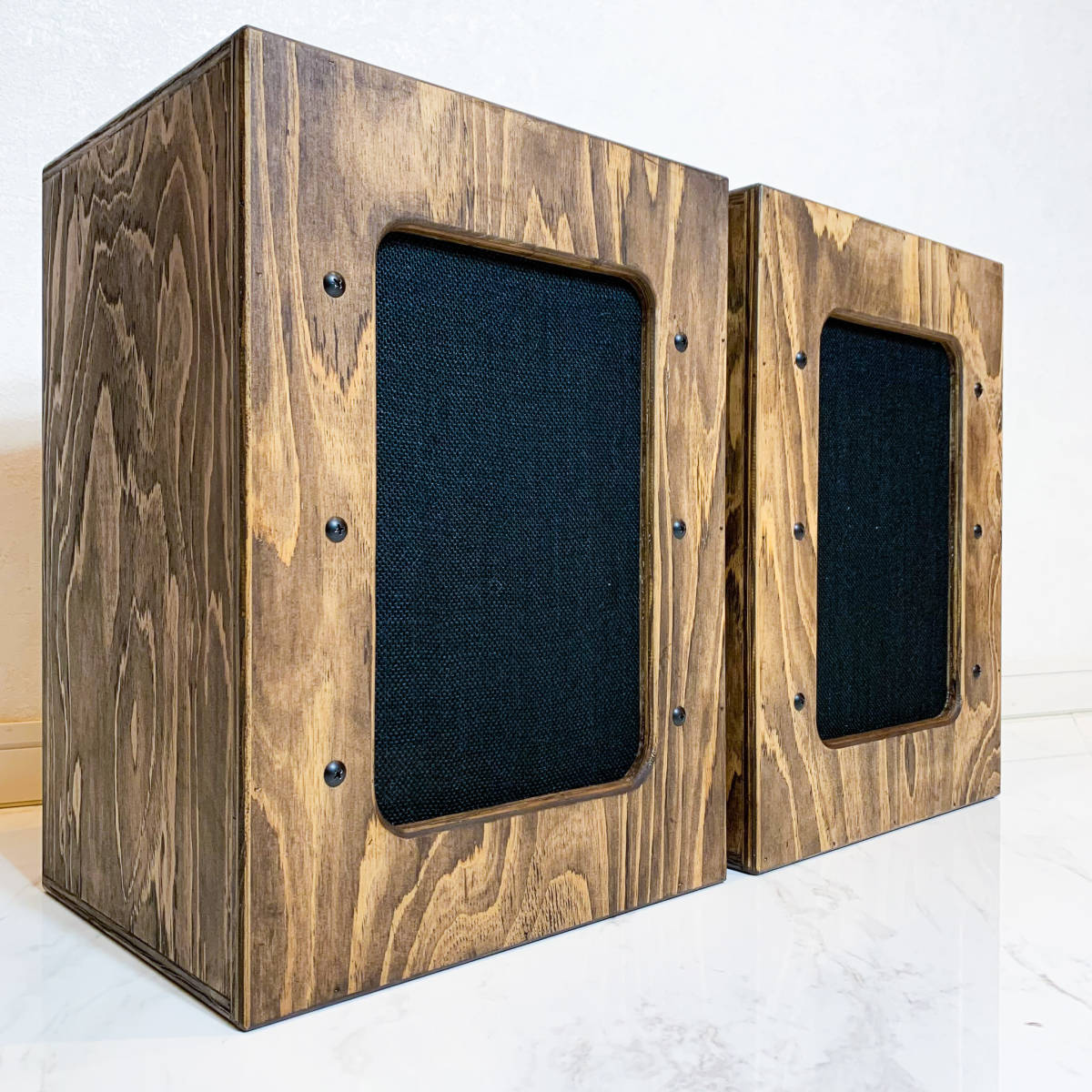 ミニ銀箱 アルテック204-8Aユニット使用スピーカーボックス ALTEC