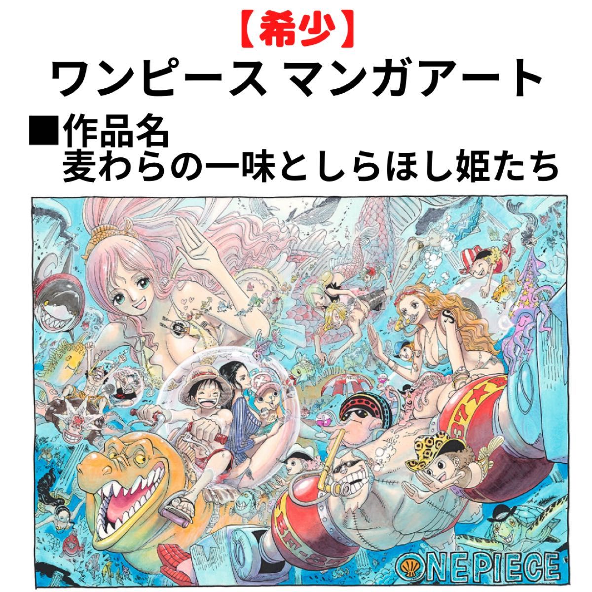 原画：世界限定20部】ONE PIECE /ワンピース/マンガアート/NFT 原画
