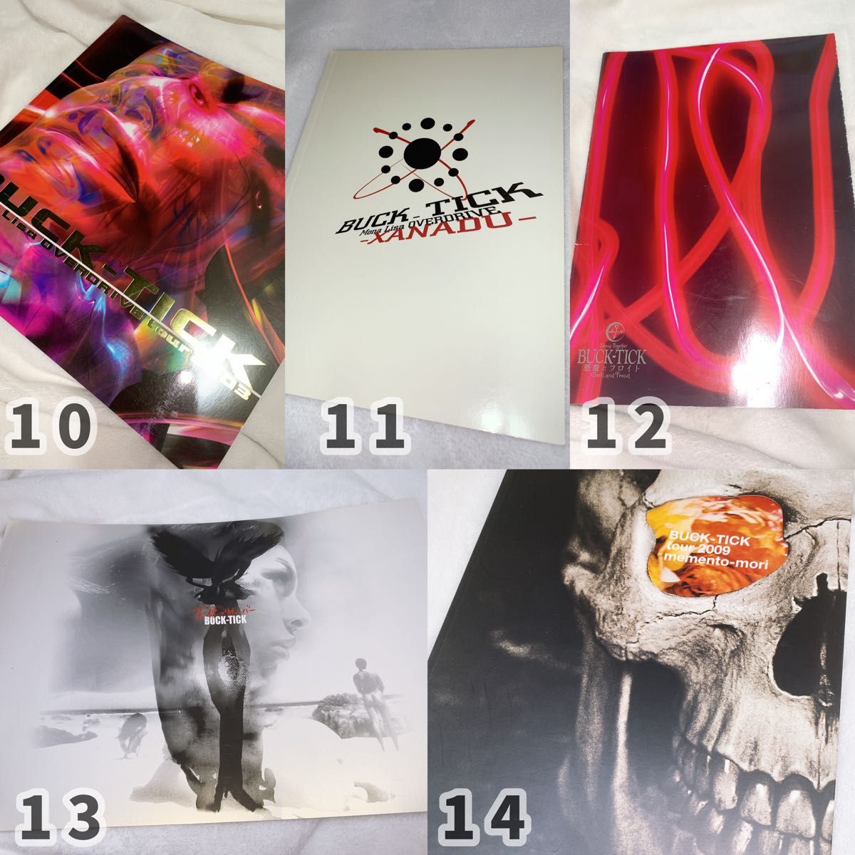 BUCK-TICK ツアーパンフ 14冊セット 極東 I LOVE YOU ONE LIFE ONE