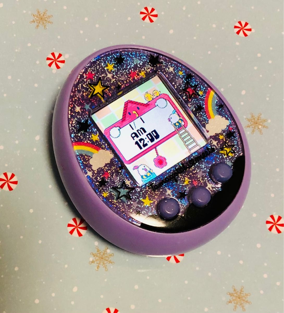 たまごっちみーつ ミーツ マジカル パープル 紫 バンダイ 動作確認済み