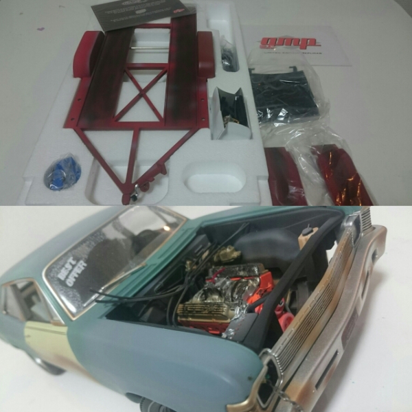 GMP/Chevyシボレー Novaノバ トレーラー付 1/18 限定1000台 本物 GMP