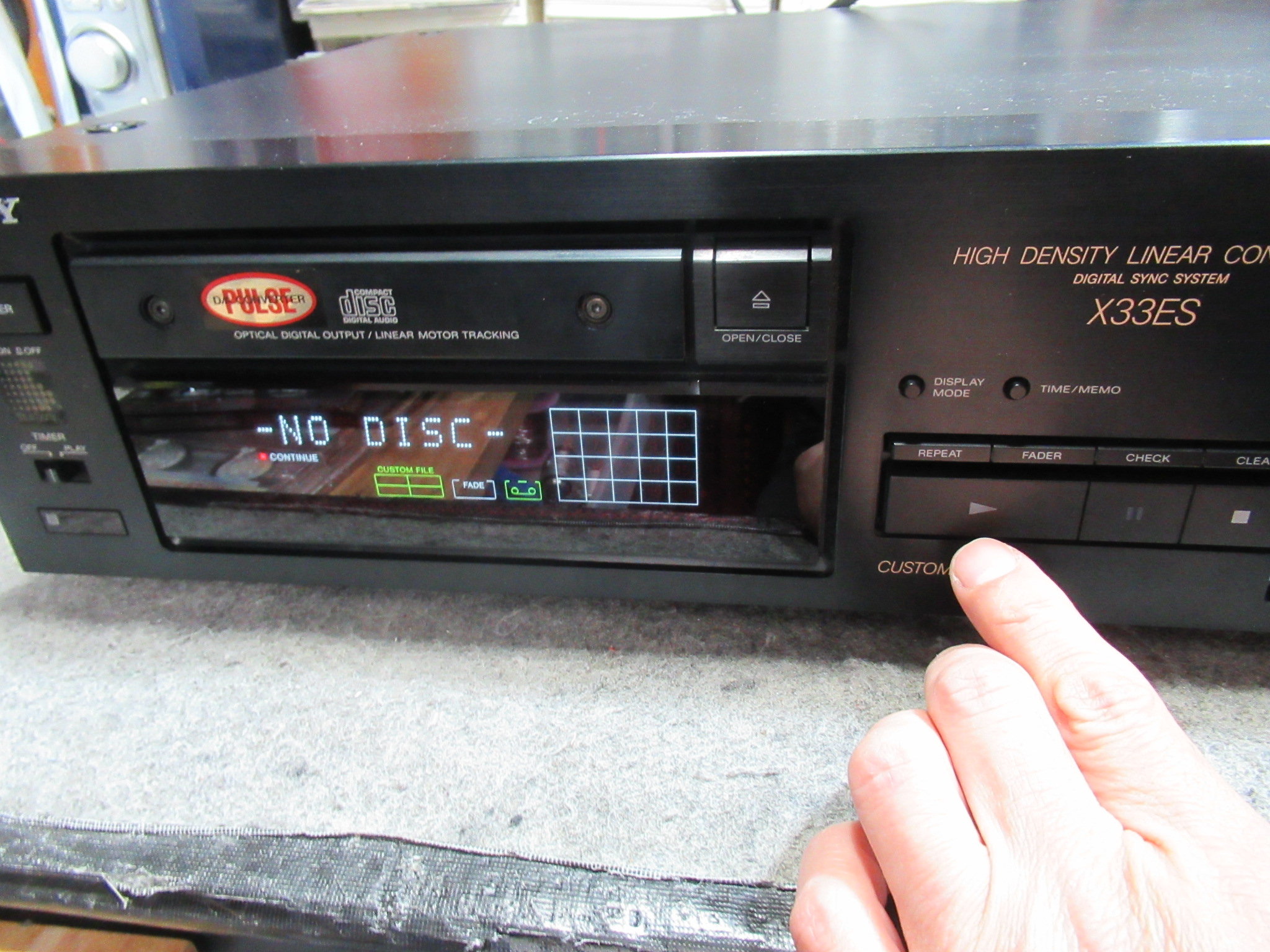 ☆SONY ソニー CDP-X55ES CDプレーヤー CDデッキ オーディオ機器 音響