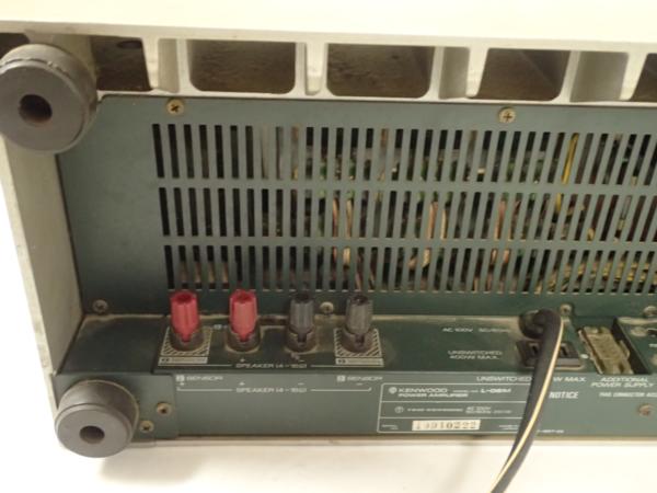 高額買取実施中!!】KENWOOD モノラルパワーアンプ L-08M ペア ⇔