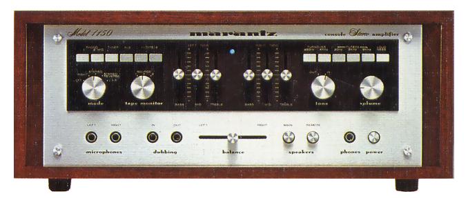 Specifications of Marantz Model1150 Marantz
