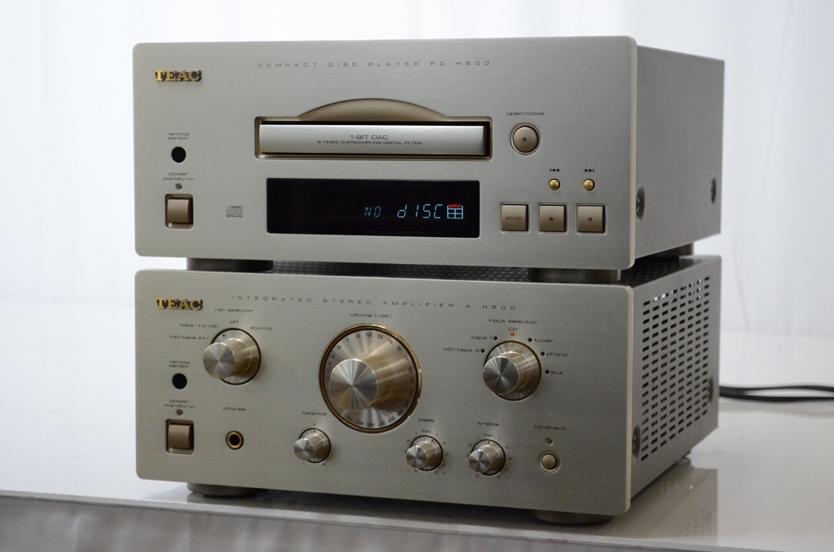 TEAC/ティアック CDプレーヤー PD-H500 アンプ A-H500 買取情報