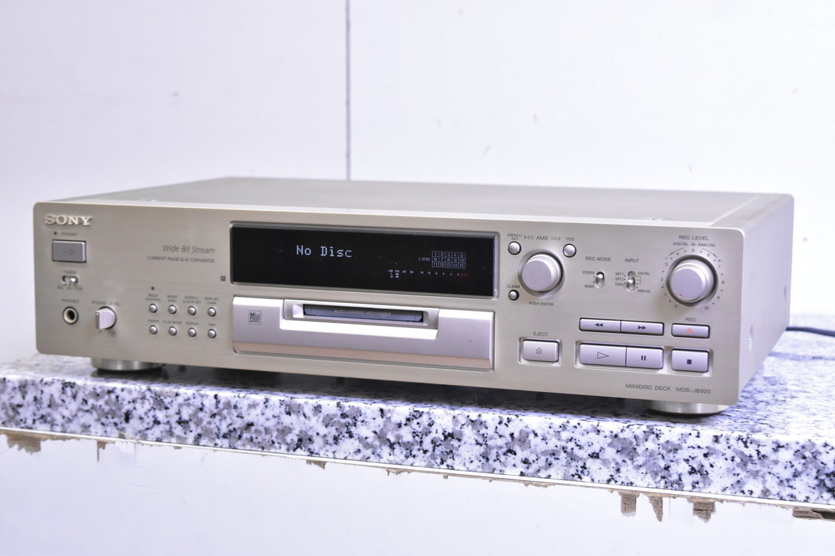SONY MDデッキ MDS-JE770 MDレコーダー MDプレーヤー ソニー SONY