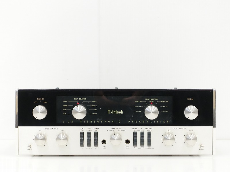 真空管 プリアンプ マッキントッシュC-22 初期数限定復刻品 McIntosh