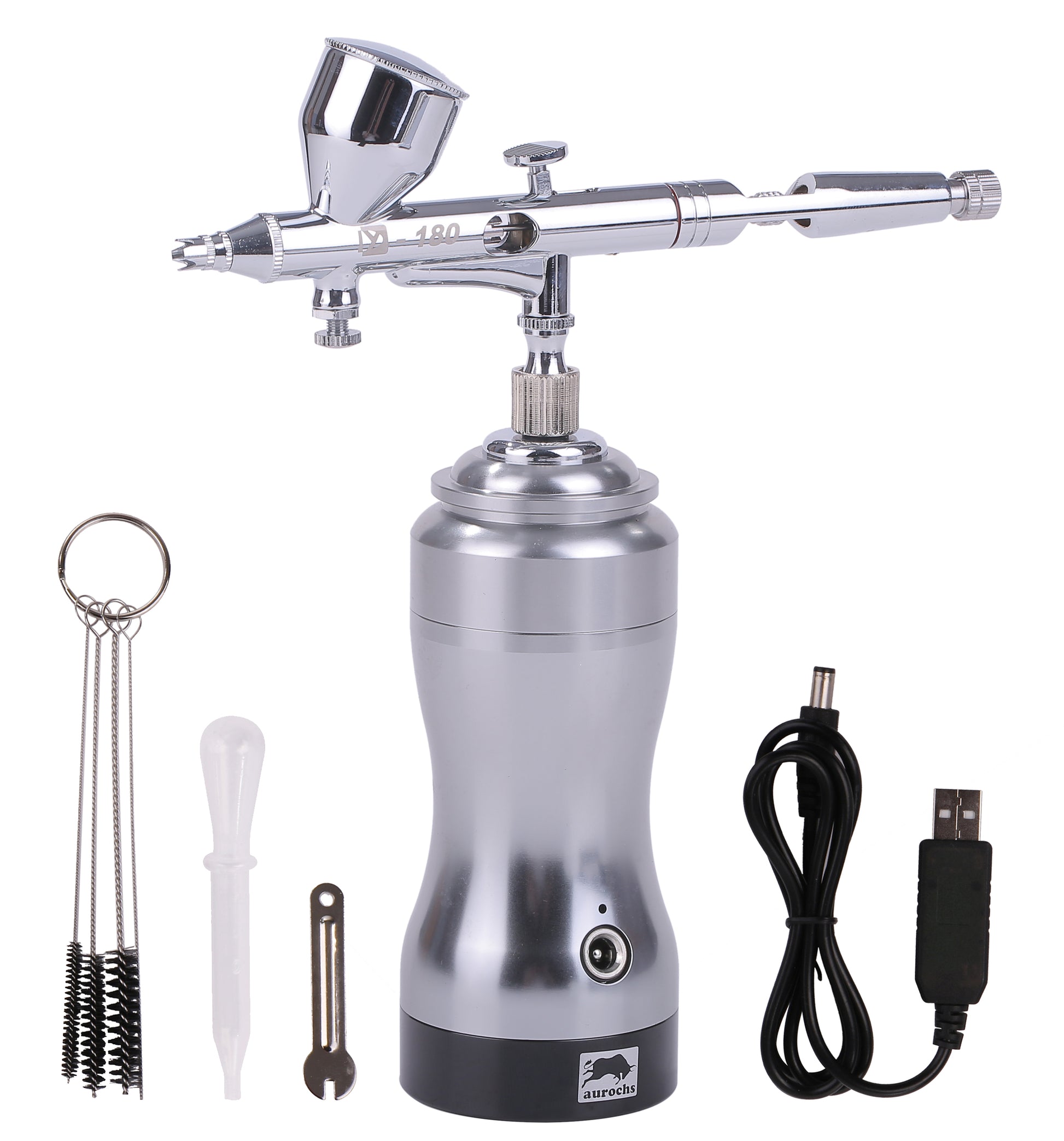 aurochs] エアブラシ コンプレッサー ver.2.5sp 充電式 自動電源