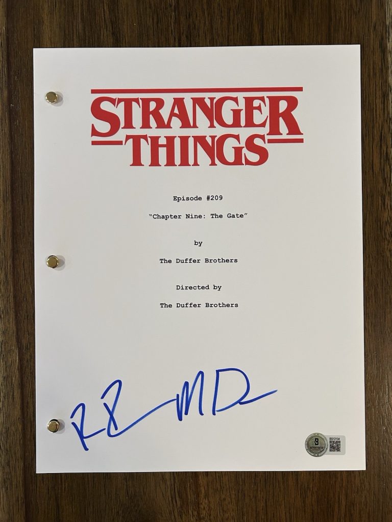 ストレンジャーシングス スティーブ auto サインstrangerthings