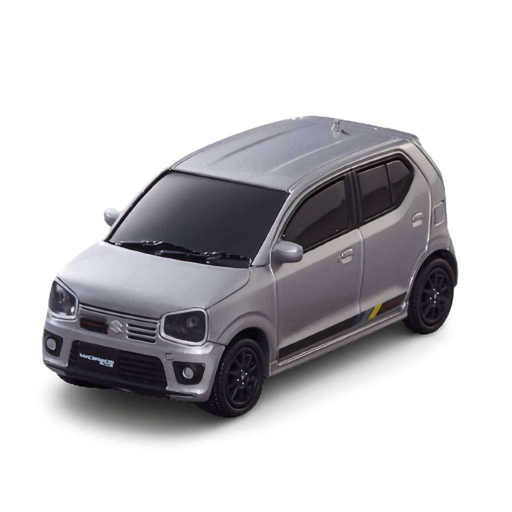 プルバックミニカー アルトワークス【シルバー/ホワイト/ブルー