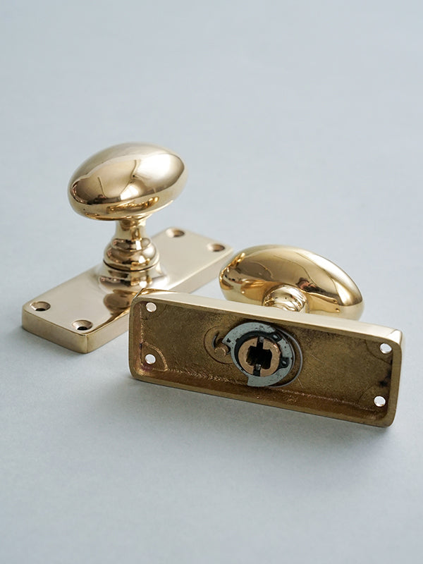 ドアノブ オーバル ブラス | AXCIS ONLINE