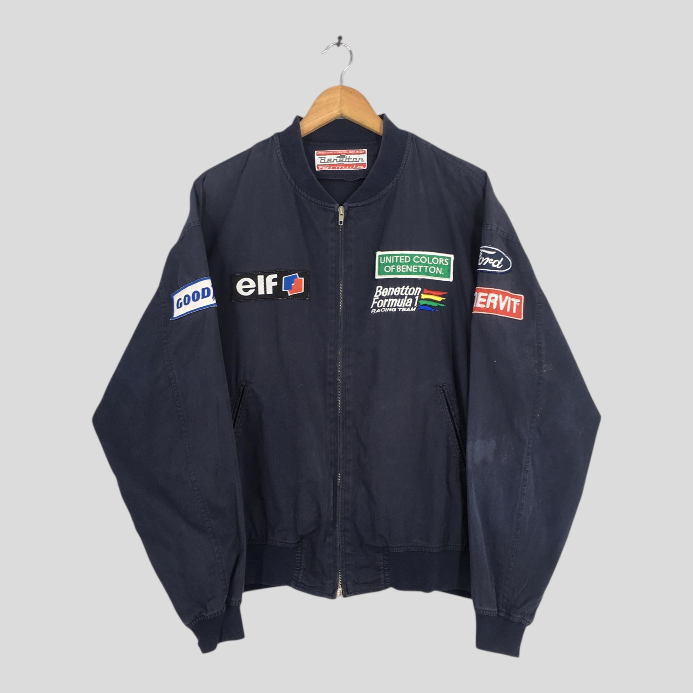 Benetton Mild Seven Formula 1 Embroidered Jacket XLarge – axevin