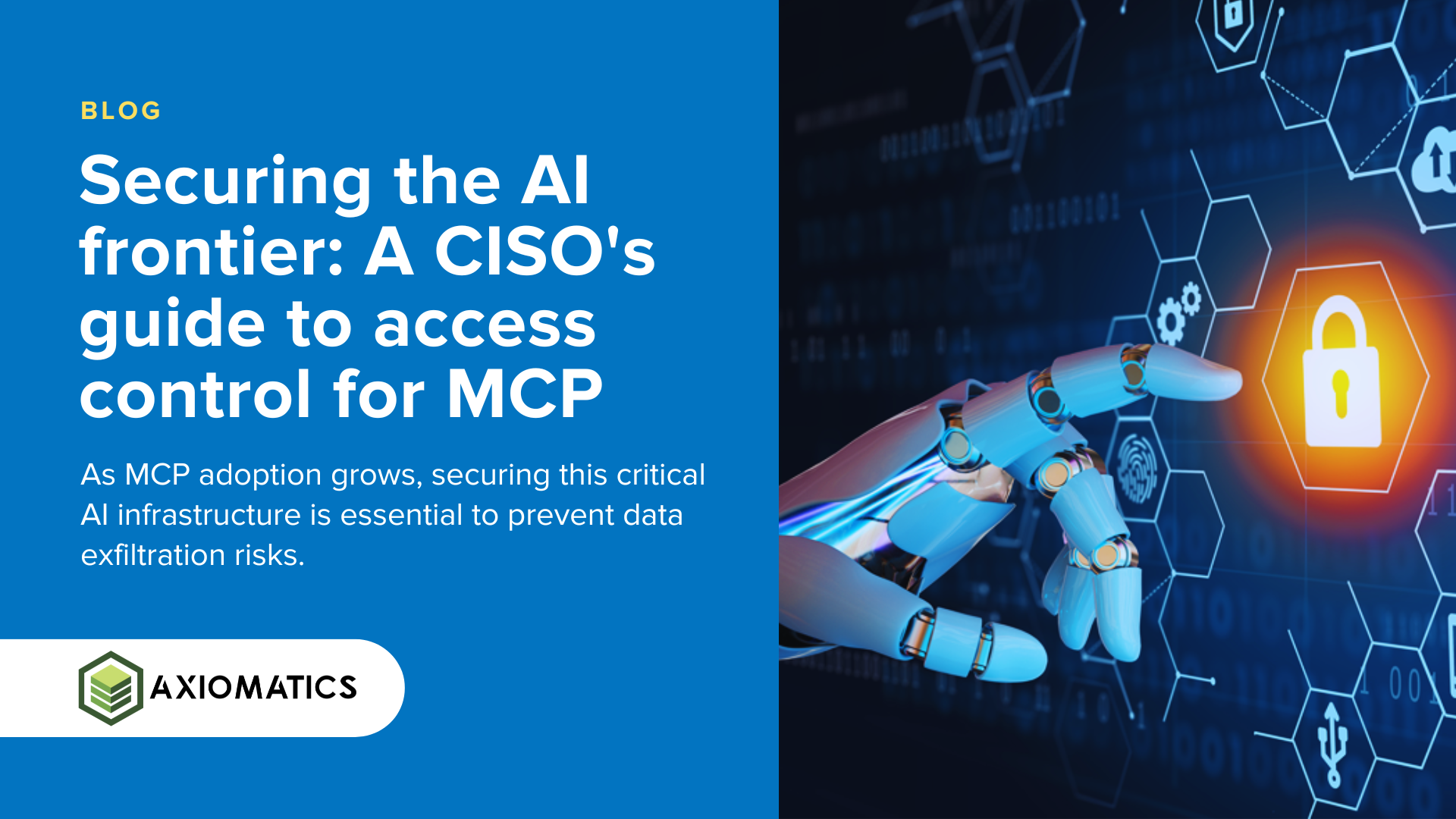 Securing the AI frontier: A CISO's guide to access control for MCP