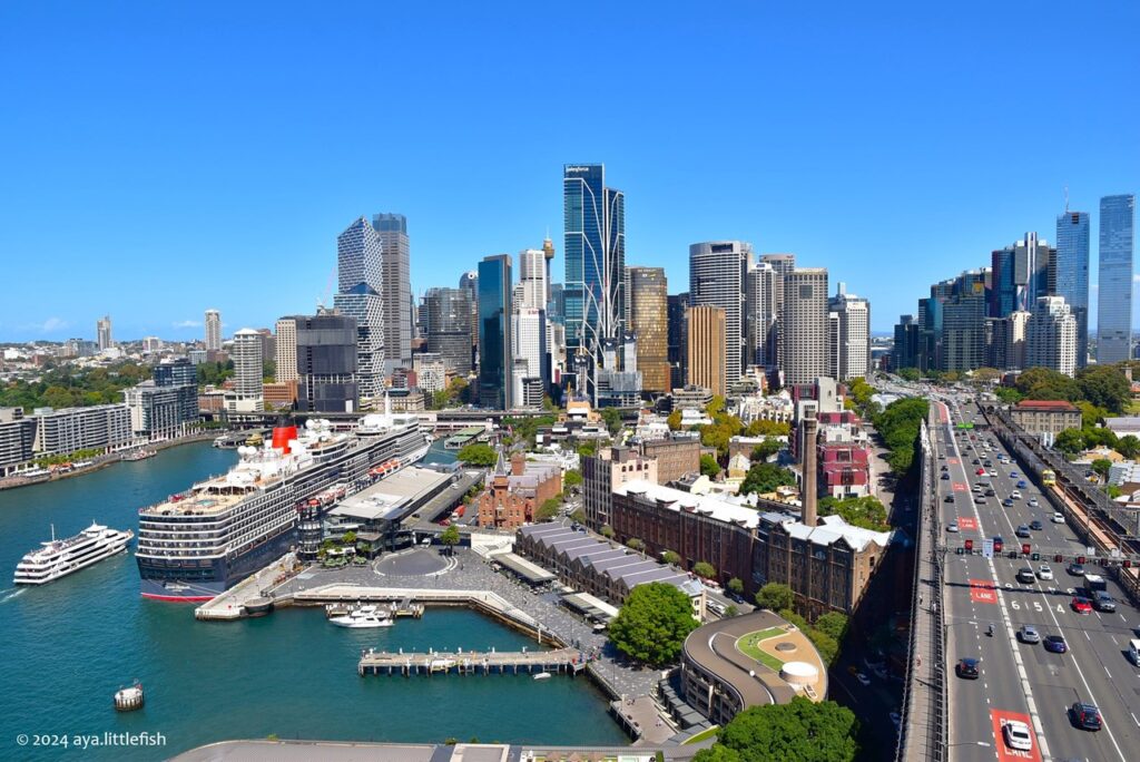 シドニー購入品 風景画 油彩画 37年前 バーバーブリッジ