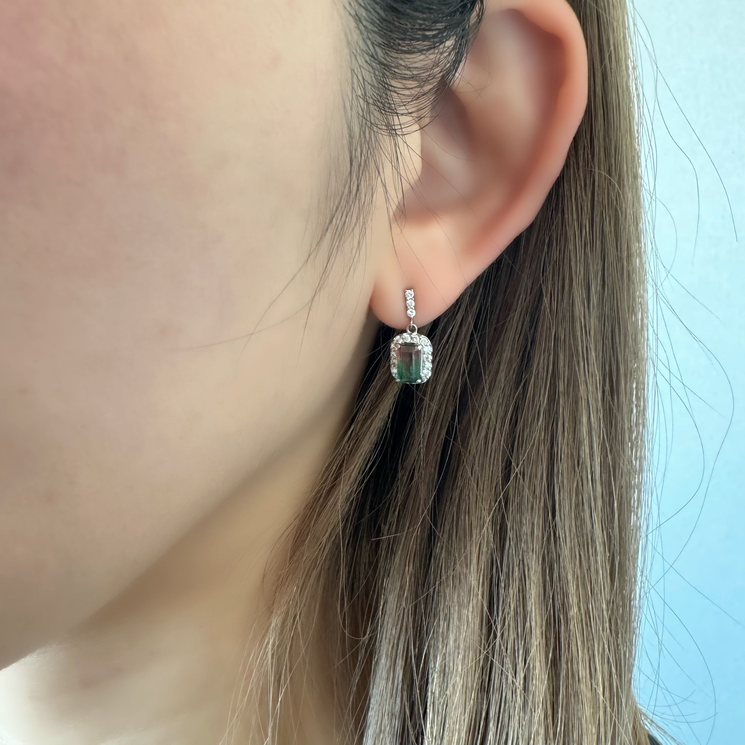 め*)様 櫻井彩子さん アクアマリンピアス 湖のドレス］ピアス アクア