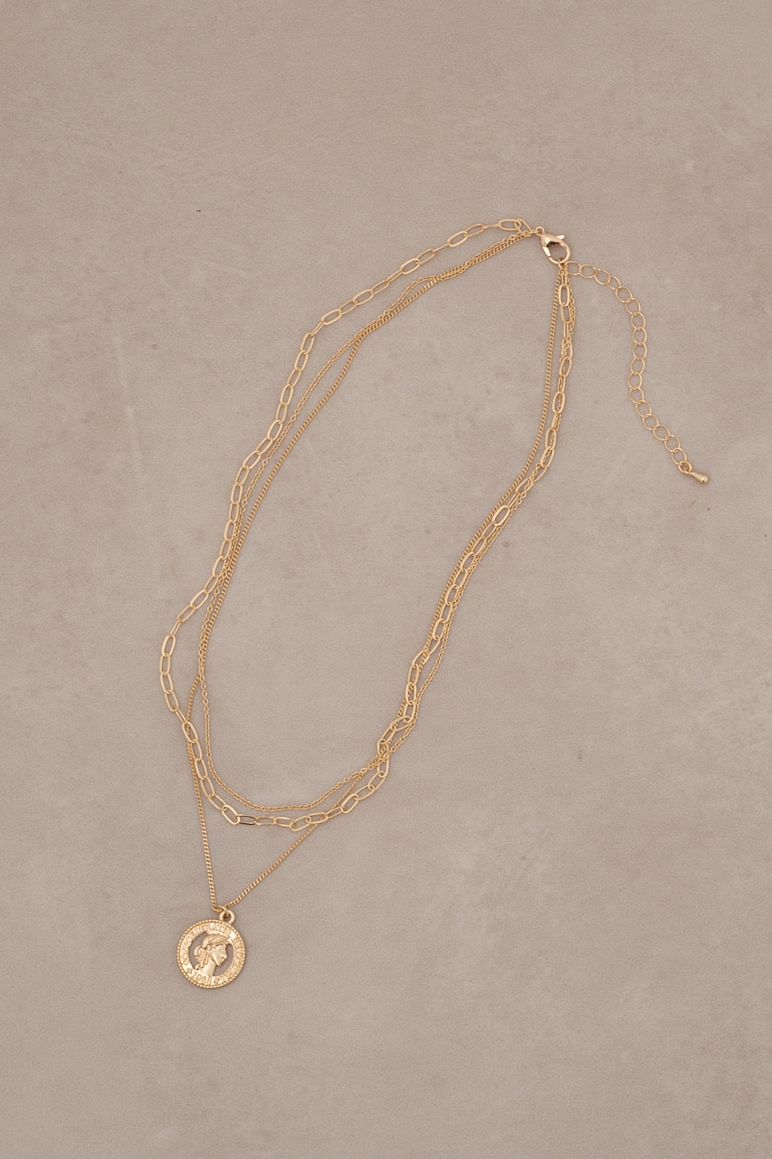 透かしコイン3連ネックレス｜WOMEN｜250HAB56-540K｜AZUL BY MOUSSY