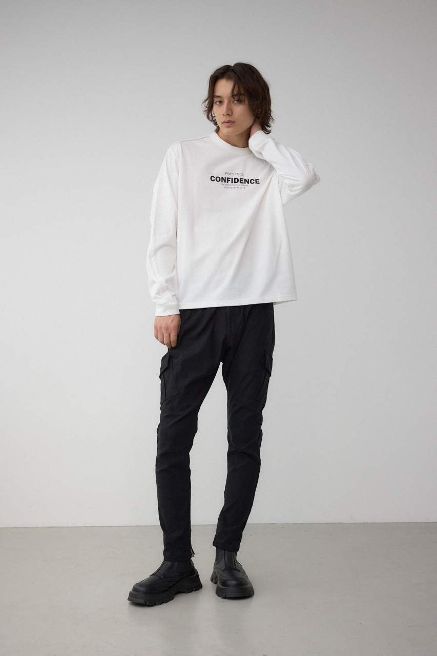 タックデザインロングスリーブTシャツ｜MEN｜251IAB90-2211｜AZUL BY