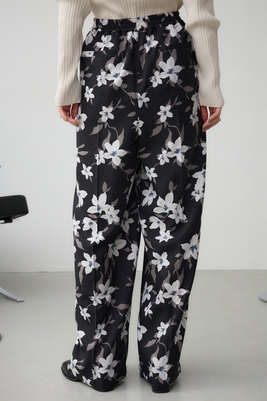 フラワープリントイージーワイドパンツ｜WOMEN｜250ISB31-109C｜AZUL