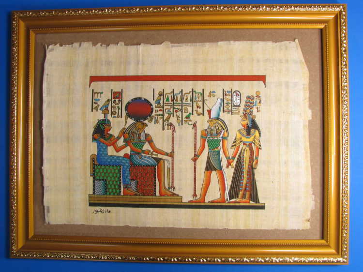 エジプト パピルス エジプトパピルス画 エジプト民芸品