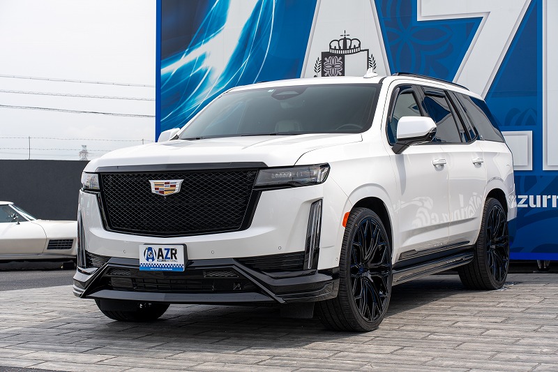 キャデラックエスカレード ZERO DESIGNボディキット SKY FORGED取付