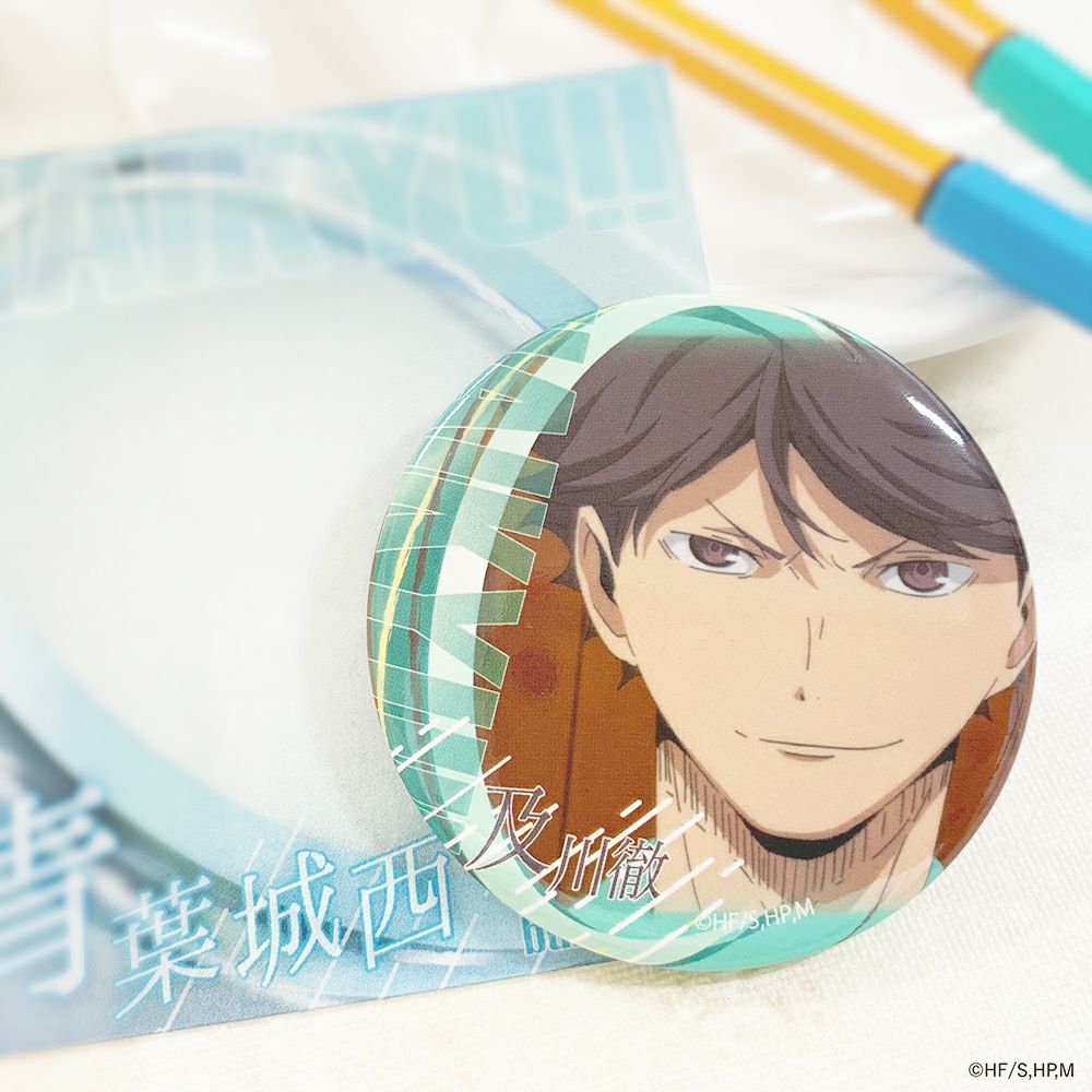 ハイキュー プライズ 歓喜の鼓動 スクエア 缶バッジ 及川徹 ハイキュー