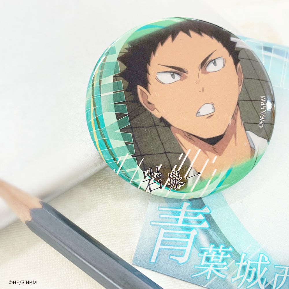 ハイキュー‼︎2021 国見英 缶バッジ 文房具カフェ ハイキュー‼︎ 缶